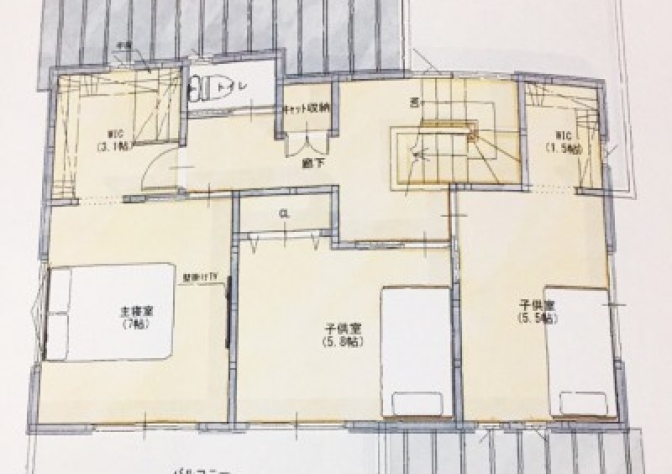 2階✧ウォークインクローゼットに窓は必要?