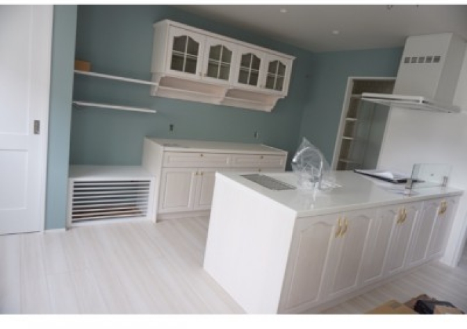 念願のキッチン!