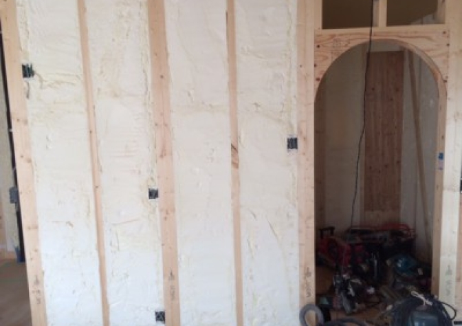 木目のサイディング