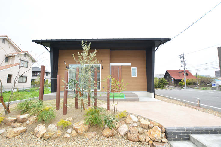 中庭がある平屋のお家 施工実績 岐阜の注文住宅 工務店なら10年連続no 1の森住建