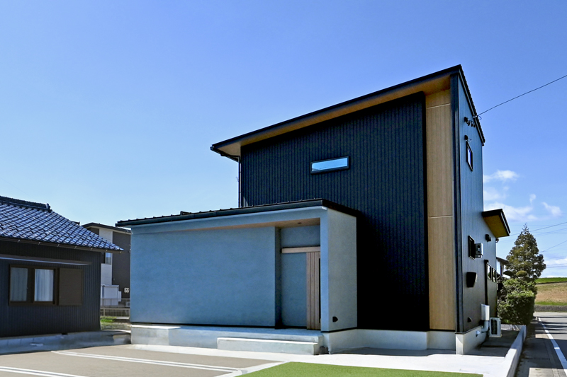 羽島市 家事も生活も1階で完結する半平屋の家